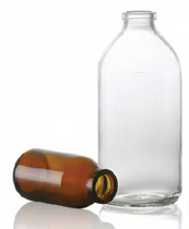 150 ml infusion vial, clear, type 1 moulded glass