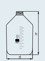 10000 ml, DURAN®GLS 80 Production Bottle