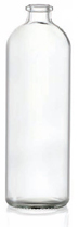 150 ml aerosol bottle, clear, type 3 moulded glass
