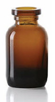 15 ml spray, amber, type 1 moulded glass