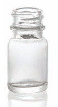 30/40 ml diagnostic bottle, clear, type 1 moulded glass