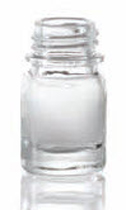 4 ml dropper bottle, clear, type 3 moulded glass