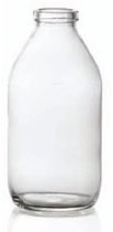 70 ml infusion vial, clear, type 1 moulded glass