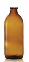 Bild von 1000 ml infusion vial, amber, type 2 moulded glass