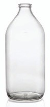 Bild von 1000 ml infusion vial, clear, type 3 moulded glass