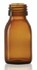 Bild von 125 ml syrup bottle, amber, type 3 moulded glass, Bild 1