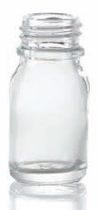 Bild von 15 ml dropper bottle, clear, type 3 moulded glass