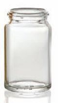 Bild von 17 ml tablet jar, clear, type 3 moulded glass