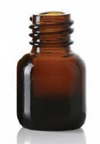 Bild von 3 ml spray, amber, type 1 moulded glass
