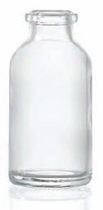 Bild von 30 ml aerosol bottle, clear, type 3 moulded glass