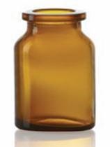 Bild von 30 ml injection vial, amber, type 1 moulded glass
