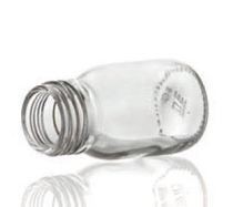 Bild von 30 ml syrup bottle, clear, type 3 moulded glass
