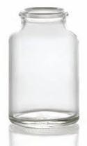 Bild von 45 ml tablet jar, clear, type 3 moulded glass