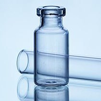 Bild von 6 ml - 6R Injection vial, Amber Type 1 Tubular glass