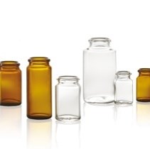 Bild von 60 ml tablet jar, amber, type 3 moulded glass