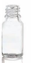 Bild von 10 ml dropper bottle, clear, type 3 moulded glass