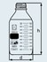 Bild von 1000 ml, GL 45 Laboratory glass bottle, Bild 2