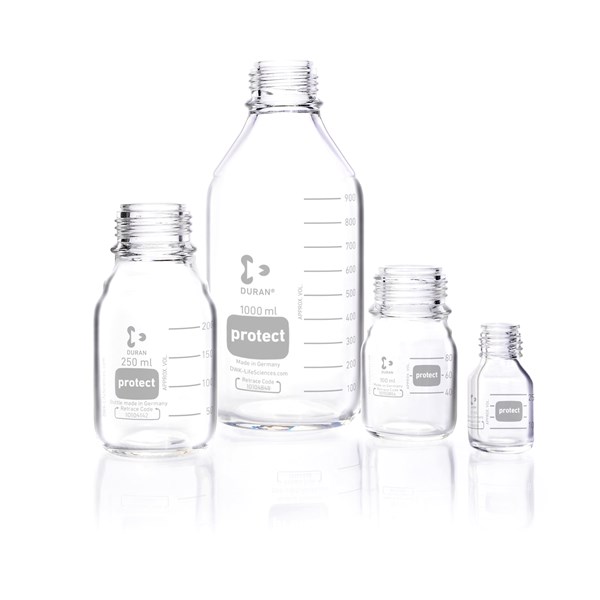 Bild von 5000 ml, GL 45 Laboratory glass bottle protect